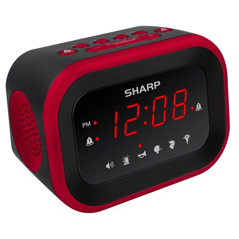 Image result for Sharp Red LED Alarm Clock