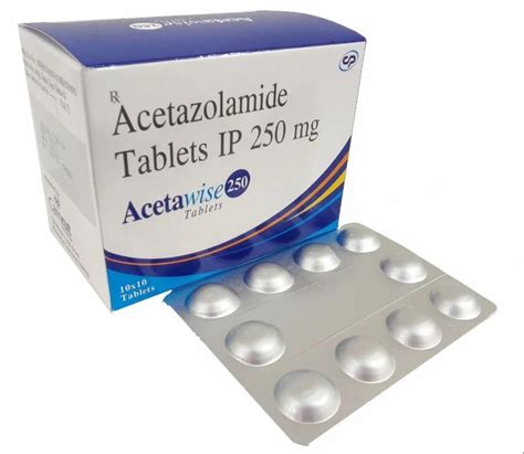 Image result for ACETAZOLAMIDE 250 Mg