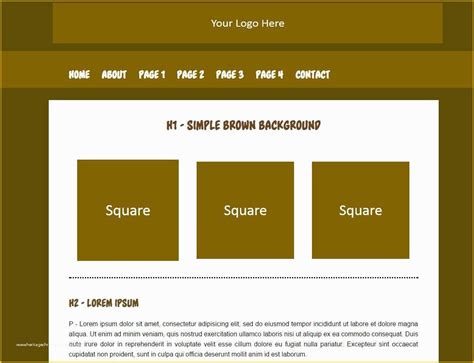 Image result for Simple Homepage HTML