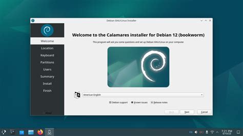 Toradh íomhá ar ISO Debian 32 Bits