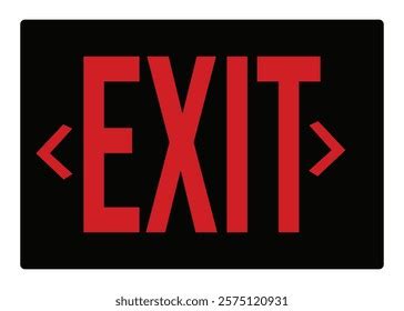 Exit Sign Red Text に対する画像結果