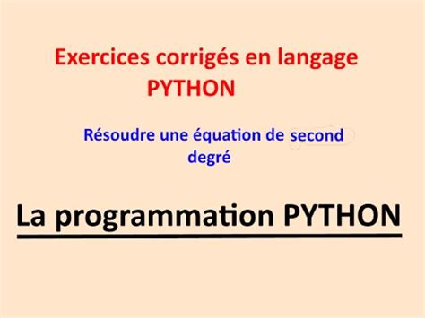 Image result for Exercices Python 2nd Condition