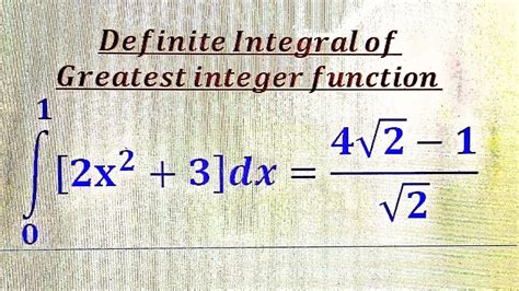 Integral of Greatest Integer Function に対する画像結果