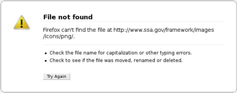Toradh íomhá ar File Not Found Message