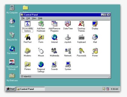 Image result for Windows 95 Taskbar Transparent Icon