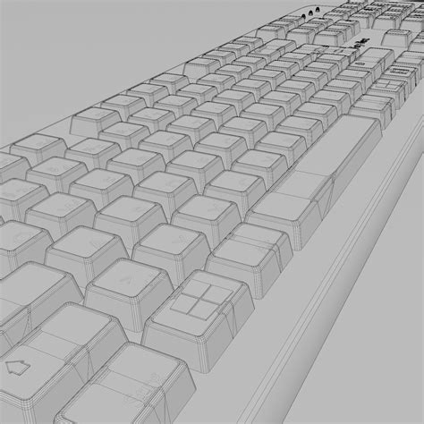 Keyboard Key 3D Model に対する画像結果