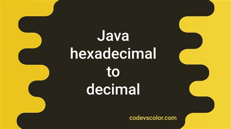 Image result for Java Program to Convert Decimal to Hexadecimal