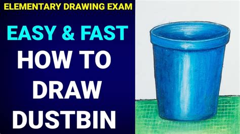 Toradh íomhá ar How to Draw a Dustbin
