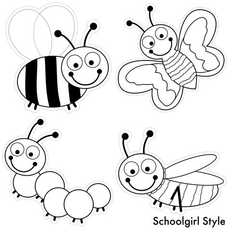 Image result for Spring Bugs Coloring Pages