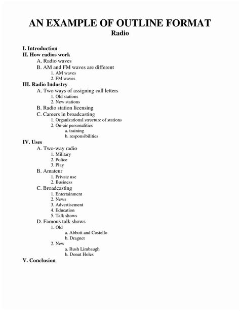 Example of APA Style Research Paper Outline に対する画像結果
