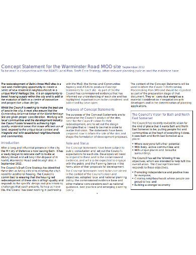 Image result for Business Concept Statement Examples