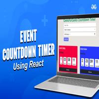 React Digital Timer Countdown に対する画像結果