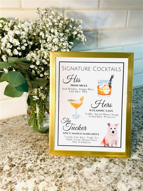 Image result for Signature Cocktail Menu