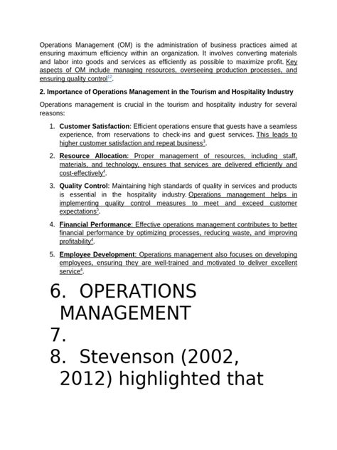 Image result for Operations Management Assignment 1
