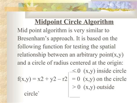 Image result for Midpoint Circle Algorithm