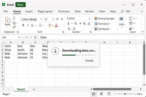 How to Convert a CSV File into an Excel File に対する画像結果
