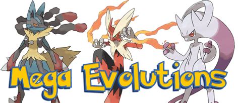 Mega Evolution Pokemon X And Y