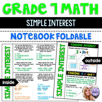 Simple Intrest Foldable Answer Key కోసం చిత్ర ఫలితం