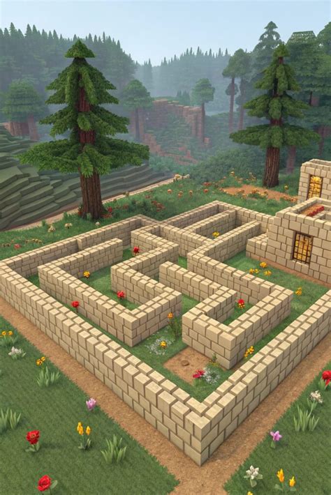 Toradh íomhá ar Minecraft Floor Flower Pattern