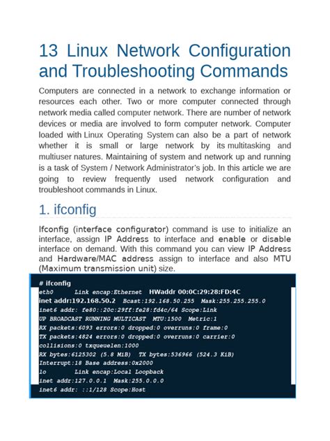 Toradh íomhá ar Linux Network Config File Example