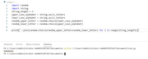 Python Generate Random String に対する画像結果