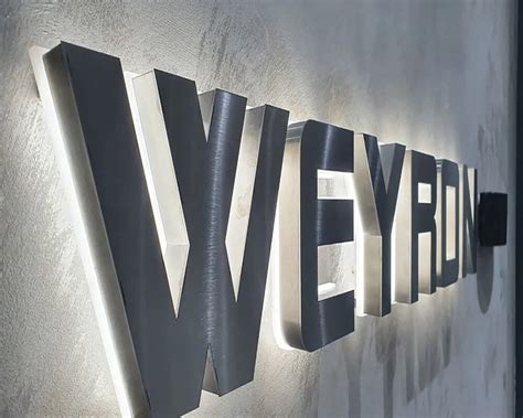 Image result for Backlit Text Sign