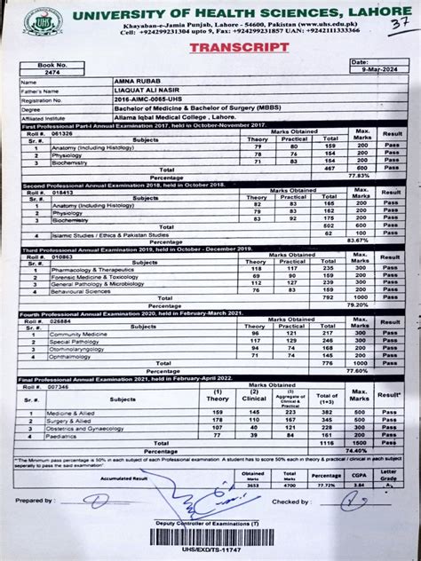 Afbeeldingsresultaten voor UHS Transcript Form