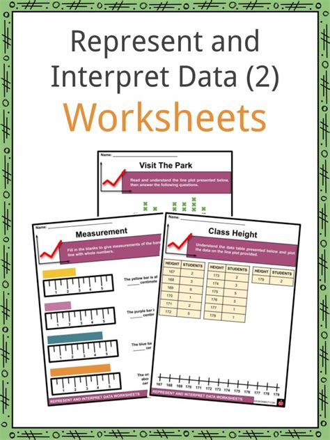 Representing Data Worksheet に対する画像結果