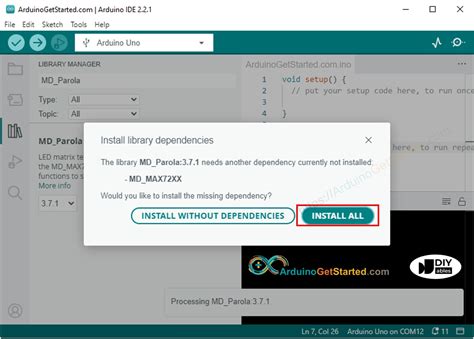 Toradh íomhá ar LED Matrix 5X5 Arduino
