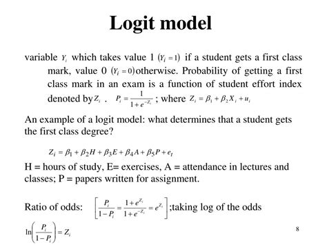 Image result for Econometrics Logit Model