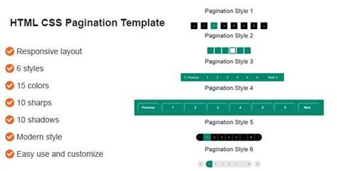 Pagination HTML Button Layout に対する画像結果
