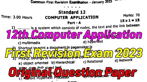 Image result for Most Important Question in 12 Class Computer Applicaton