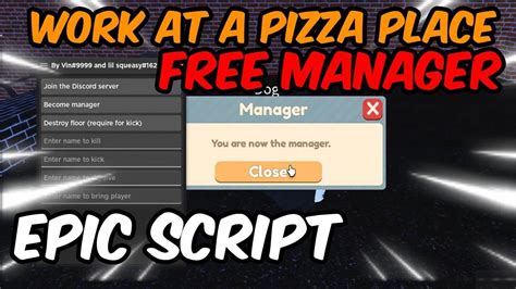 Image result for Roblox Work at a Pizza Place Script Pastebin