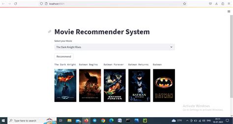Image result for Movie Recommendation System Web Development Project