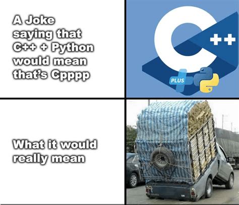 Toradh íomhá ar Python CPP Jokes