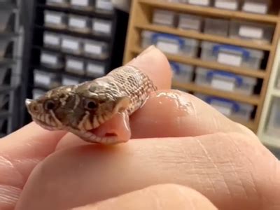 Image result for Two-Headed Baby Snake