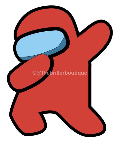 Image result for Among Us DAB Black Vector