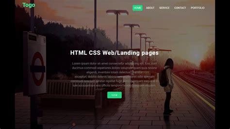 Very Simple Lamding Page Using HTML に対する画像結果