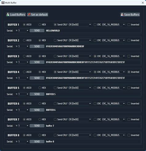 Toradh íomhá ar Serial File Transfer