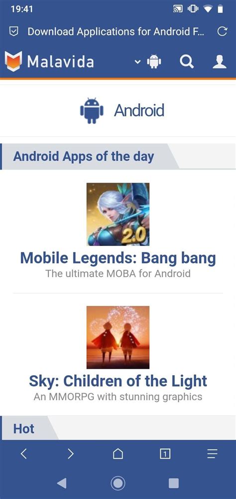 Toradh íomhá ar Via Android Browser