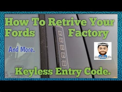 How to Retrieve the Keyless Entry Code 2010 Ford Fusion に対する画像結果