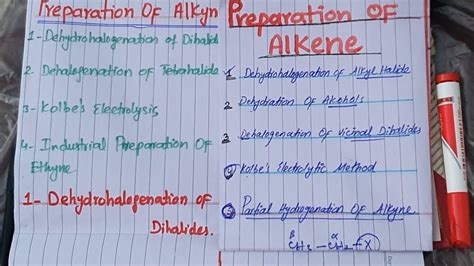 Toradh íomhá ar Dehydrohalogenation in Alkynes