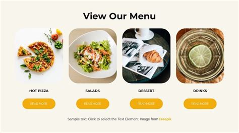 Image result for Content Menu Design