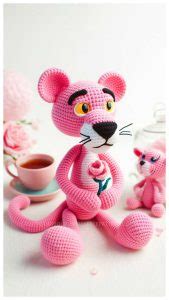 Patterns Free Crochet Pink Panther కోసం చిత్ర ఫలితం