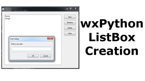 Tables in wxPython に対する画像結果