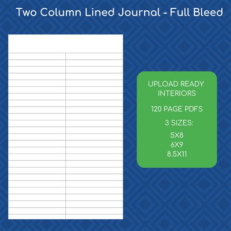 Image result for 2 Column Journal Layout