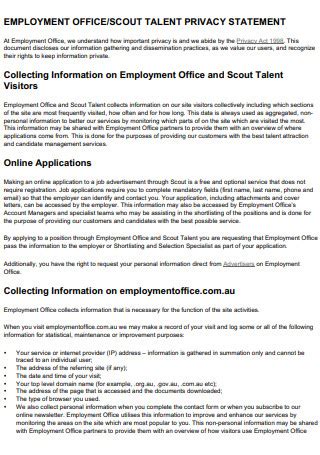 Image result for Talent Statement Examples