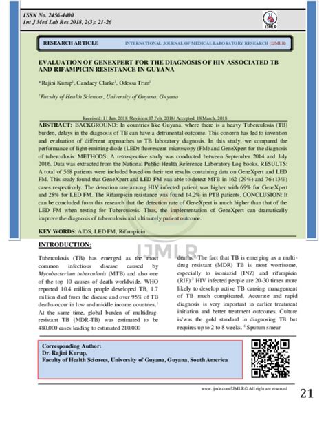 Toradh íomhá ar GeneXpert TB Diagnosis