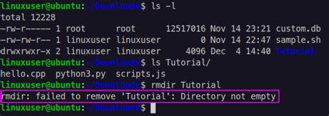 Afbeeldingsresultaten voor Delete Directory Linux