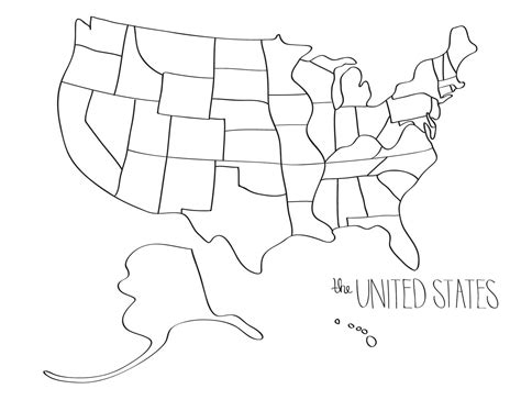 Image result for How to Draw a Us Map
